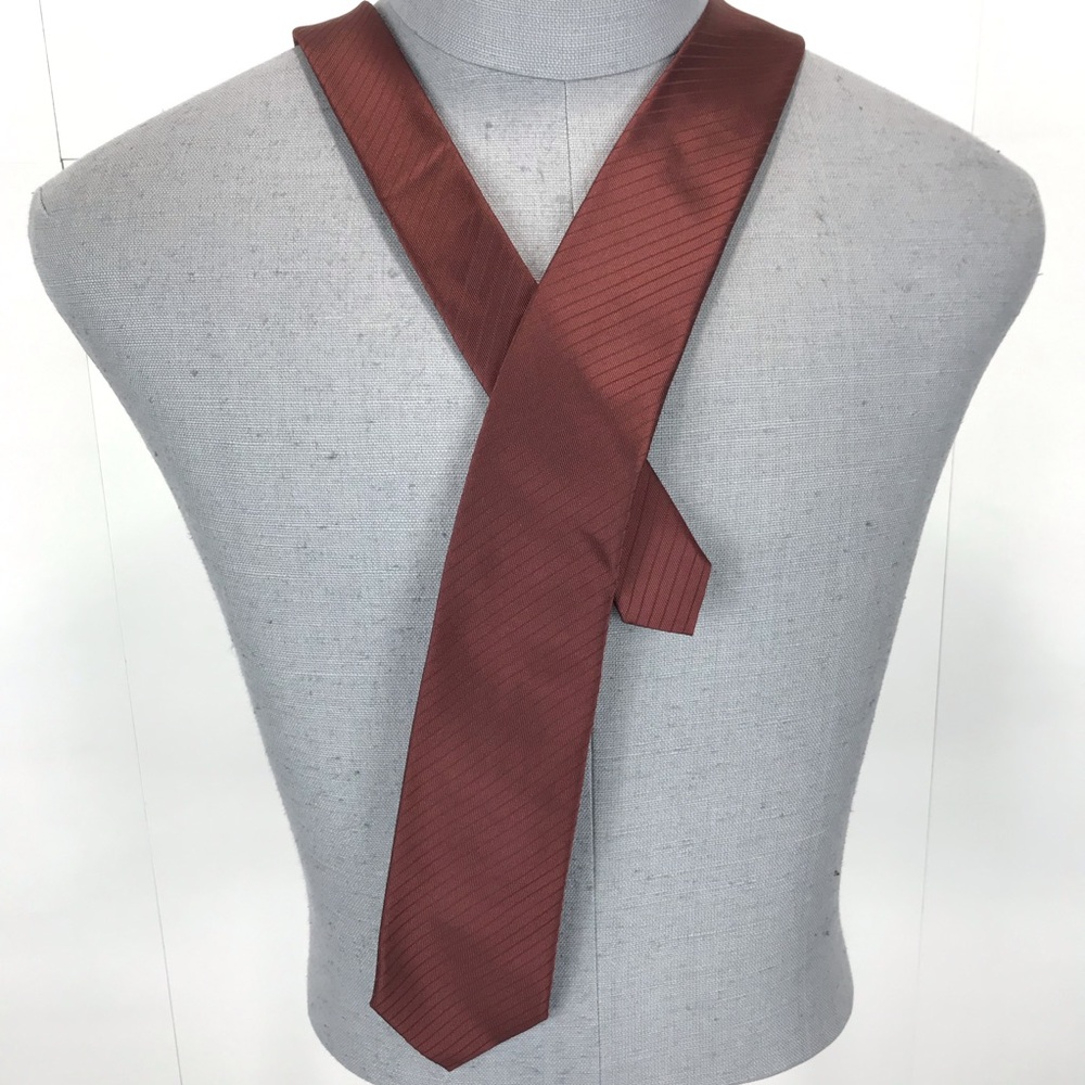 BOSS HUGO Boss Mens Neck Tie Red Made in Italy